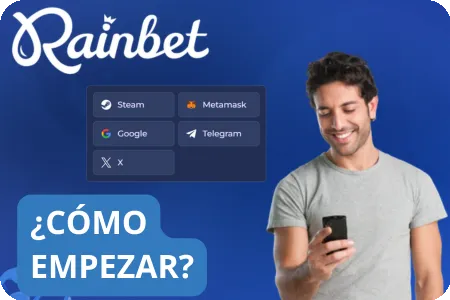 Cómo empezar a jugar en Rainbet